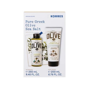 Korres Pure Greek Olive Sea Salt – Σετ Περιποίησης Σώματος με Ελληνικό Ελαιόλαδο
